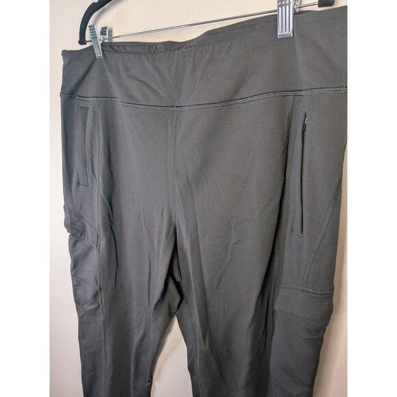 Duluth Trading Pants Women's Sz XL NoGA Namastash Slim Cargo Black Pull-On UPF - Picture 5 of 12